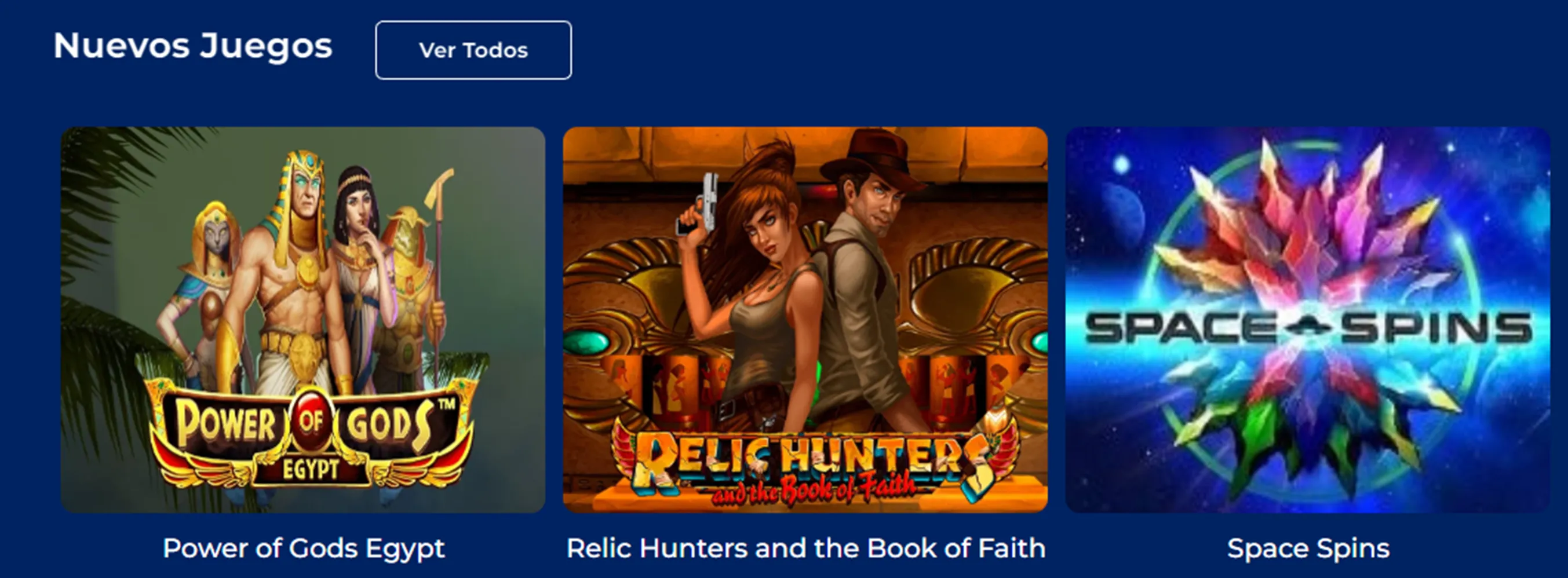 Juegos nuevos de casino